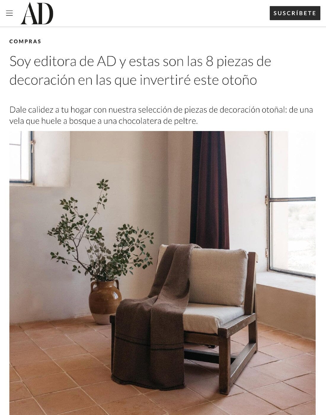 ABBATTE ARCHITECTURAL DIGEST ESPAÑA