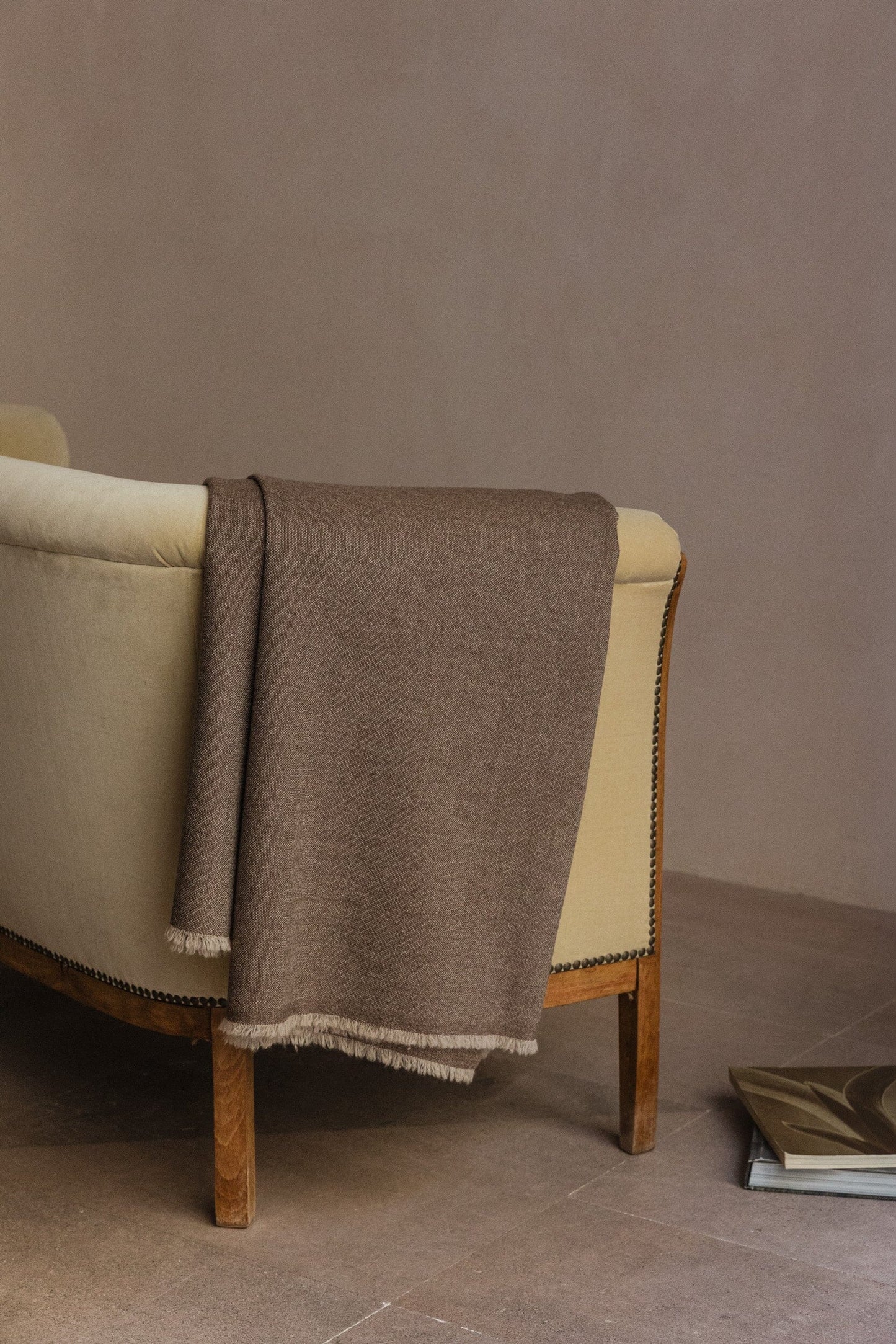 Manta de cashmere