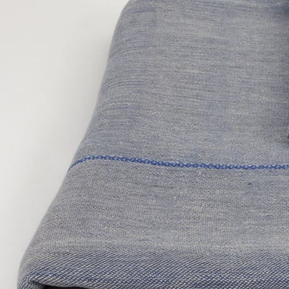 Mantel de lino azul hecho en España por ÁBBATTE