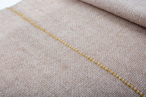 Chal de Cashmere beige con rayas