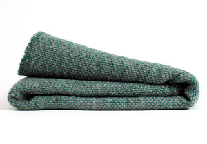 Manta de Alpaca Baby con Seda verde celadón