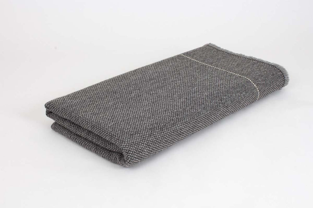 
                  
                    Manta de Alpaca gris lluvia y marengo
                  
                