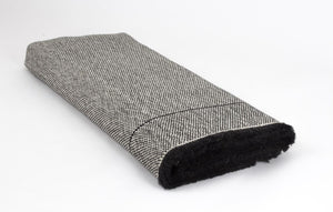 Manta de Alpaca negra y cruda